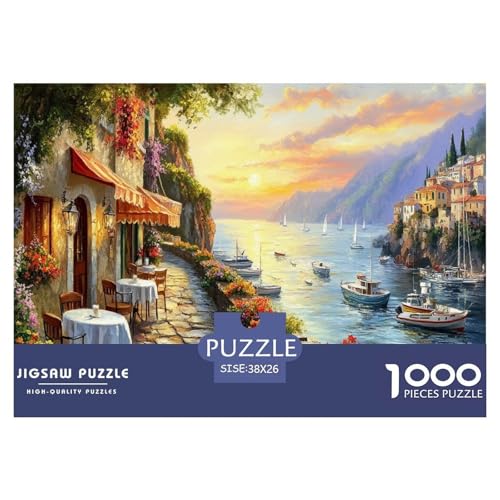 Italienische Häfen Puzzle 1000 Teile Schwer Puzzle Spielzeug Lernspiel Impossible Herausforderung Spielzeug Für Erwachsene Und Kinder Ab 12 Jahren 38x26cm/1000pcs Italienische Häfen Puzzle 1000 Teile Schwer Puzzle Spielzeug Lernspiel Impossible Herausforderung Spielzeug Für Erwachsene Und Kinder Ab 12 Jahren 38x26cm/1000pcs von JLZBXCUER