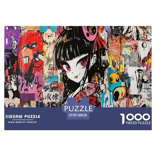 Japanische Graffiti Puzzle 1000-teilige Schwer Puzzle Spielzeug Lernspiel Impossible Herausforderungsspielzeug Für Erwachsene Und Kinder Ab 14 Jahren 38x26cm/1000pcs Japanische Graffiti Puzzle 1000-teilige Schwer Puzzle Spielzeug Lernspiel Impossible Herausforderungsspielzeug Für Erwachsene Und Kinder Ab 14 Jahren 38x26cm/1000pcs von JLZBXCUER