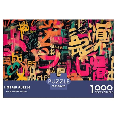 Japanische Graffiti Puzzle 1000-teilige Schwer Puzzle Spielzeug Lernspiel Impossible Herausforderungsspielzeug Für Erwachsene Und Kinder in Bewährter 38x26cm/1000pcs Japanische Graffiti Puzzle 1000-teilige Schwer Puzzle Spielzeug Lernspiel Impossible Herausforderungsspielzeug Für Erwachsene Und Kinder in Bewährter 38x26cm/1000pcs von JLZBXCUER