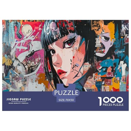 Japanische Graffiti Puzzle 1000-teilige Schwer Puzzle Spielzeug Lernspiel Impossible Herausforderungsspielzeug Für Erwachsene Und Kinder in Bewährter 70x50cm/1000pcs Japanische Graffiti Puzzle 1000-teilige Schwer Puzzle Spielzeug Lernspiel Impossible Herausforderungsspielzeug Für Erwachsene Und Kinder in Bewährter 70x50cm/1000pcs von JLZBXCUER