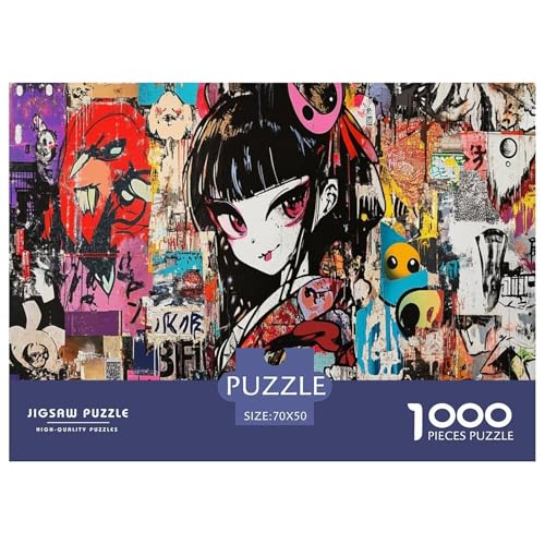 Japanische Graffiti Puzzles 1000 Teile Schwer Puzzle Spielzeug Lernspiel Impossible Herausforderung Spielzeug Für Erwachsene Und Kinder Ab 12 Jahren 70x50cm/1000pcs Japanische Graffiti Puzzles 1000 Teile Schwer Puzzle Spielzeug Lernspiel Impossible Herausforderung Spielzeug Für Erwachsene Und Kinder Ab 12 Jahren 70x50cm/1000pcs von JLZBXCUER