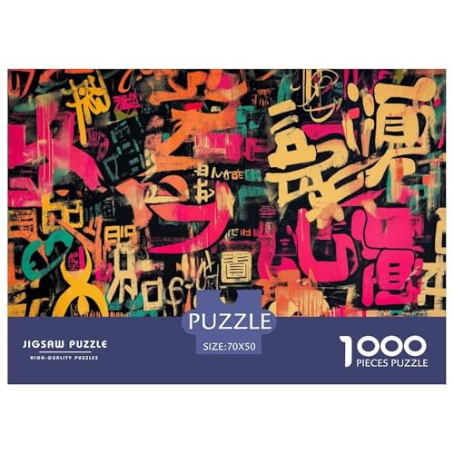 Japanische Graffiti Puzzles 1000-teilige Schwer Puzzle Spielzeug Lernspiel Impossible Herausforderungsspielzeug Für Erwachsene Und Kinder in Bewährter 70x50cm/1000pcs Japanische Graffiti Puzzles 1000-teilige Schwer Puzzle Spielzeug Lernspiel Impossible Herausforderungsspielzeug Für Erwachsene Und Kinder in Bewährter 70x50cm/1000pcs von JLZBXCUER