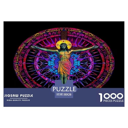 Jesus Puzzle 1000 Teile Schwer Puzzle Spielzeug Pädagogisches Spiel Impossible Herausforderungsspielzeug Für Erwachsene Kinder 38x26cm/1000pcs Jesus Puzzle 1000 Teile Schwer Puzzle Spielzeug Pädagogisches Spiel Impossible Herausforderungsspielzeug Für Erwachsene Kinder 38x26cm/1000pcs von JLZBXCUER