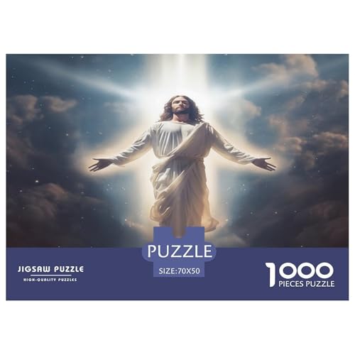 Jesus Puzzle 1000-teilige Schwer Puzzle Spielzeug Pädagogisches Spiel Impossible Herausforderung Spielzeug Für Erwachsene Kinder 70x50cm/1000pcs Jesus Puzzle 1000-teilige Schwer Puzzle Spielzeug Pädagogisches Spiel Impossible Herausforderung Spielzeug Für Erwachsene Kinder 70x50cm/1000pcs von JLZBXCUER