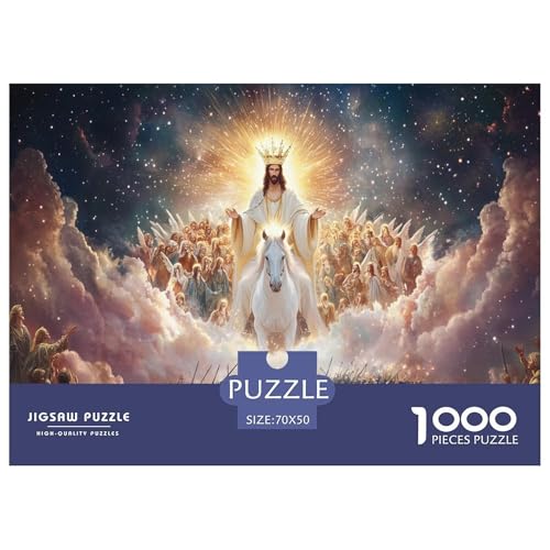 Jesus Puzzles 1000 Teile Schwer Puzzle Spielzeug Lernspiel Impossible Herausforderungsspielzeug Für Erwachsene Und Kinder Ab 12 Jahren 70x50cm/1000pcs Jesus Puzzles 1000 Teile Schwer Puzzle Spielzeug Lernspiel Impossible Herausforderungsspielzeug Für Erwachsene Und Kinder Ab 12 Jahren 70x50cm/1000pcs von JLZBXCUER