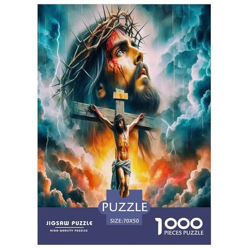Jesus - Religion Puzzles 1000 Teile Schwer Puzzle Spielzeug Lernspiel Impossible Herausforderung Spielzeug Für Erwachsene Kinder 70x50cm/1000pcs Jesus - Religion Puzzles 1000 Teile Schwer Puzzle Spielzeug Lernspiel Impossible Herausforderung Spielzeug Für Erwachsene Kinder 70x50cm/1000pcs von JLZBXCUER