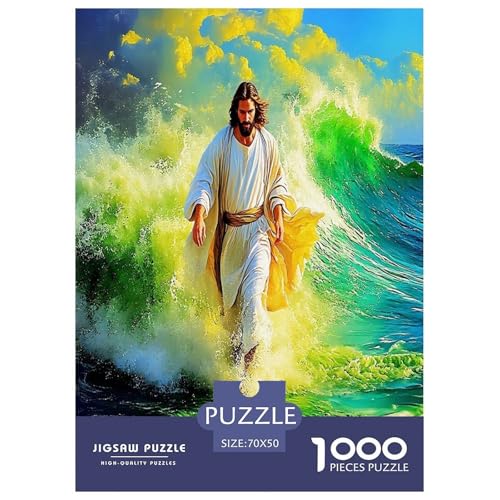 Jesus - Religion Puzzles 1000 Teile Schwer Puzzle Spielzeug Pädagogisches Spiel Impossible Herausforderungsspielzeug Für Erwachsene Und Kinder in Bewährter 70x50cm/1000pcs Jesus - Religion Puzzles 1000 Teile Schwer Puzzle Spielzeug Pädagogisches Spiel Impossible Herausforderungsspielzeug Für Erwachsene Und Kinder in Bewährter 70x50cm/1000pcs von JLZBXCUER