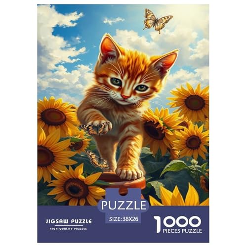 Kätzchen Puzzles 1000 Teile Schwer Puzzle Spielzeug Lernspiel Impossible Haustier Herausforderung Spielzeug Für Erwachsene Und Kinder Ab 12 Jahren 38x26cm/1000pcs Kätzchen Puzzles 1000 Teile Schwer Puzzle Spielzeug Lernspiel Impossible Haustier Herausforderung Spielzeug Für Erwachsene Und Kinder Ab 12 Jahren 38x26cm/1000pcs von JLZBXCUER