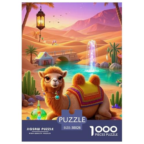 Kamel Puzzle 1000-teilige Schwer Puzzle Spielzeug Lernspiel Impossible Herausforderungsspielzeug Für Erwachsene Und Kinder Ab 12 Jahren 38x26cm/1000pcs Kamel Puzzle 1000-teilige Schwer Puzzle Spielzeug Lernspiel Impossible Herausforderungsspielzeug Für Erwachsene Und Kinder Ab 12 Jahren 38x26cm/1000pcs von JLZBXCUER