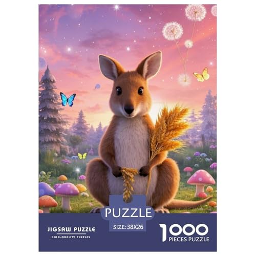 Kanguru Puzzle 1000 Teile Schwer Puzzle Spielzeug Lernspiel Impossible Herausforderungsspielzeug Für Erwachsene Und Kinder Ab 14 Jahren 38x26cm/1000pcs Kanguru Puzzle 1000 Teile Schwer Puzzle Spielzeug Lernspiel Impossible Herausforderungsspielzeug Für Erwachsene Und Kinder Ab 14 Jahren 38x26cm/1000pcs von JLZBXCUER