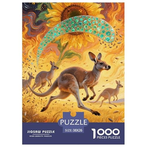 Kanguru Puzzle 1000 Teile Schwer Puzzle Spielzeug Lernspiel Impossible Herausforderungsspielzeug Für Erwachsene Und Kinder in Bewährter 38x26cm/1000pcs Kanguru Puzzle 1000 Teile Schwer Puzzle Spielzeug Lernspiel Impossible Herausforderungsspielzeug Für Erwachsene Und Kinder in Bewährter 38x26cm/1000pcs von JLZBXCUER