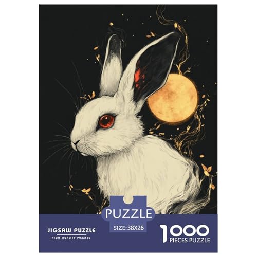 Kaninchen Puzzle 1000-teilige Schwer Puzzle Spielzeug Lernspiel Impossible Herausforderungsspielzeug Für Erwachsene Und Kinder Ab 14 Jahren 38x26cm/1000pcs Kaninchen Puzzle 1000-teilige Schwer Puzzle Spielzeug Lernspiel Impossible Herausforderungsspielzeug Für Erwachsene Und Kinder Ab 14 Jahren 38x26cm/1000pcs von JLZBXCUER