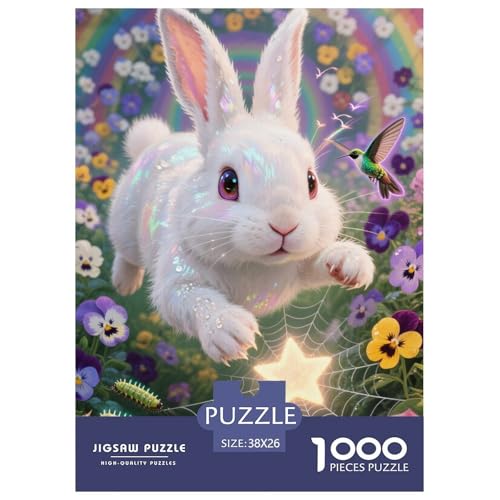 Kaninchen Puzzles 1000 Teile Schwer Puzzle Spielzeug Lernspiel Impossible Herausforderungsspielzeug Für Erwachsene Und Kinder in Bewährter 38x26cm/1000pcs Kaninchen Puzzles 1000 Teile Schwer Puzzle Spielzeug Lernspiel Impossible Herausforderungsspielzeug Für Erwachsene Und Kinder in Bewährter 38x26cm/1000pcs von JLZBXCUER