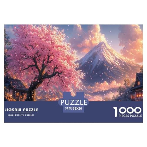 Kirschblüte Puzzle 1000-teilige Schwer Puzzle Spielzeug Lernspiel Impossible Herausforderung Spielzeug Für Erwachsene Und Kinder Ab 14 Jahren 38x26cm/1000pcs Kirschblüte Puzzle 1000-teilige Schwer Puzzle Spielzeug Lernspiel Impossible Herausforderung Spielzeug Für Erwachsene Und Kinder Ab 14 Jahren 38x26cm/1000pcs von JLZBXCUER