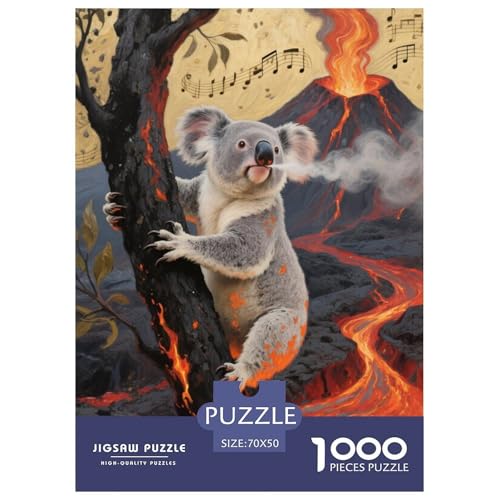 Koala Puzzle 1000 Teile Schwer Puzzle Spielzeug Lernspiel Impossible Herausforderungsspielzeug Für Erwachsene Und Kinder Ab 12 Jahren 70x50cm/1000pcs Koala Puzzle 1000 Teile Schwer Puzzle Spielzeug Lernspiel Impossible Herausforderungsspielzeug Für Erwachsene Und Kinder Ab 12 Jahren 70x50cm/1000pcs von JLZBXCUER
