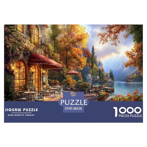 Komosee Puzzle 1000-teilige Schwer Puzzle Spielzeug Lernspiel Impossible Herausforderungsspielzeug Für Erwachsene Kinder 38x26cm/1000pcs von JLZBXCUER