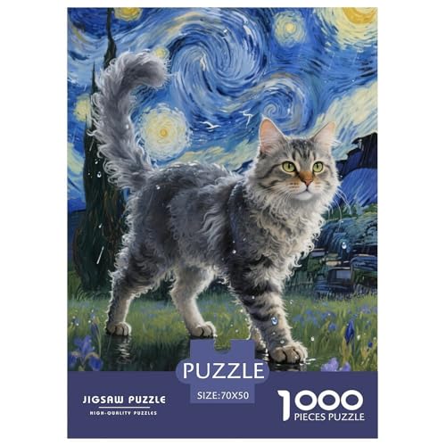Kornischer Rex Puzzle 1000-teilige Schwer Puzzle Spielzeug Lernspiel Impossible Herausforderungsspielzeug Für Erwachsene Kinder 70x50cm/1000pcs von JLZBXCUER