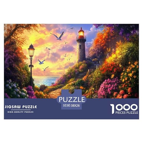 Küstenleuchtturm Puzzles 1000 Teile Schwer Puzzle Spielzeug Lernspiel Impossible Herausforderung Spielzeug Für Erwachsene Und Kinder in Bewährter 38x26cm/1000pcs Küstenleuchtturm Puzzles 1000 Teile Schwer Puzzle Spielzeug Lernspiel Impossible Herausforderung Spielzeug Für Erwachsene Und Kinder in Bewährter 38x26cm/1000pcs von JLZBXCUER