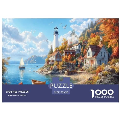 Küstenleuchtturm Puzzles 1000-teilige Schwer Puzzle Spielzeug Lernspiel Impossible Herausforderungsspielzeug Für Erwachsene Kinder 70x50cm/1000pcs Küstenleuchtturm Puzzles 1000-teilige Schwer Puzzle Spielzeug Lernspiel Impossible Herausforderungsspielzeug Für Erwachsene Kinder 70x50cm/1000pcs von JLZBXCUER