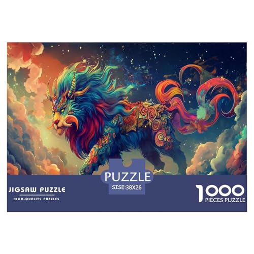 Kylin Puzzle 1000 Teile Schwer Puzzle Spielzeug Pädagogisches Spiel Impossible Herausforderung Spielzeug Für Erwachsene Und Kinder Ab 14 Jahren 38x26cm/1000pcs Kylin Puzzle 1000 Teile Schwer Puzzle Spielzeug Pädagogisches Spiel Impossible Herausforderung Spielzeug Für Erwachsene Und Kinder Ab 14 Jahren 38x26cm/1000pcs von JLZBXCUER