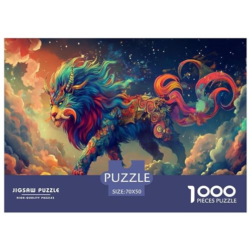 Kylin Puzzle 1000-teilige Schwer Puzzle Spielzeug Pädagogisches Spiel Impossible Herausforderung Spielzeug Für Erwachsene Kinder 70x50cm/1000pcs Kylin Puzzle 1000-teilige Schwer Puzzle Spielzeug Pädagogisches Spiel Impossible Herausforderung Spielzeug Für Erwachsene Kinder 70x50cm/1000pcs von JLZBXCUER