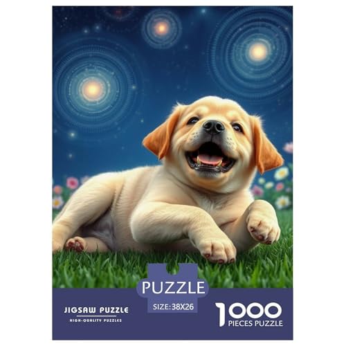 Labrador Retriever Puzzles 1000 Teile Schwer Puzzle Spielzeug Lernspiel Impossible Hund Herausforderungsspielzeug Für Erwachsene Kinder 38x26cm/1000pcs Labrador Retriever Puzzles 1000 Teile Schwer Puzzle Spielzeug Lernspiel Impossible Hund Herausforderungsspielzeug Für Erwachsene Kinder 38x26cm/1000pcs von JLZBXCUER