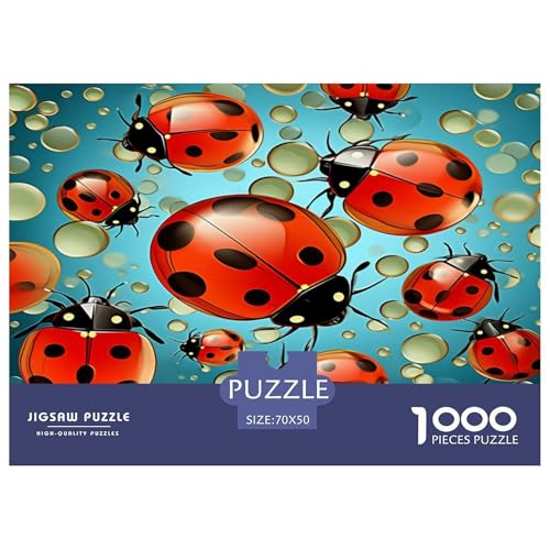 Ladybird Puzzle 1000-teilige Schwer Puzzle Spielzeug Lernspiel Impossible Herausforderungsspielzeug Für Erwachsene Und Kinder Ab 12 Jahren 70x50cm/1000pcs Ladybird Puzzle 1000-teilige Schwer Puzzle Spielzeug Lernspiel Impossible Herausforderungsspielzeug Für Erwachsene Und Kinder Ab 12 Jahren 70x50cm/1000pcs von JLZBXCUER