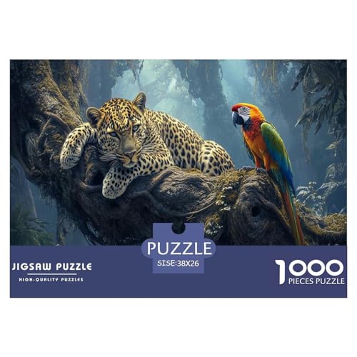 Leopard Puzzles 1000-teilige Schwer Puzzle Spielzeug Lernspiel Impossible Herausforderungsspielzeug Für Erwachsene Und Kinder in Bewährter 38x26cm/1000pcs Leopard Puzzles 1000-teilige Schwer Puzzle Spielzeug Lernspiel Impossible Herausforderungsspielzeug Für Erwachsene Und Kinder in Bewährter 38x26cm/1000pcs von JLZBXCUER
