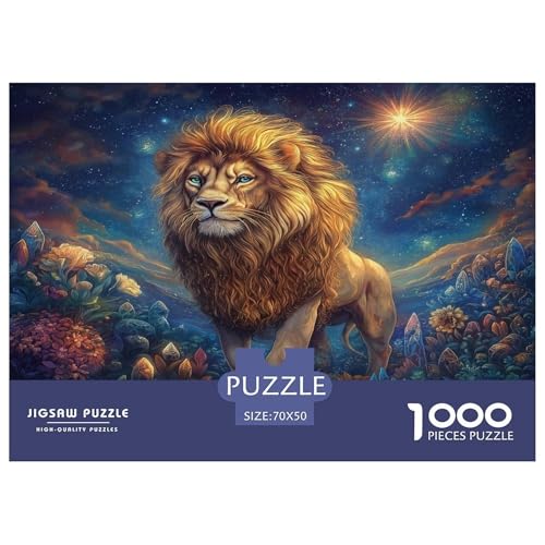 Löwen Puzzle 1000 Teile Schwer Puzzle Spielzeug Lernspiel Impossible Herausforderung Spielzeug Für Erwachsene Kinder 70x50cm/1000pcs Löwen Puzzle 1000 Teile Schwer Puzzle Spielzeug Lernspiel Impossible Herausforderung Spielzeug Für Erwachsene Kinder 70x50cm/1000pcs von JLZBXCUER