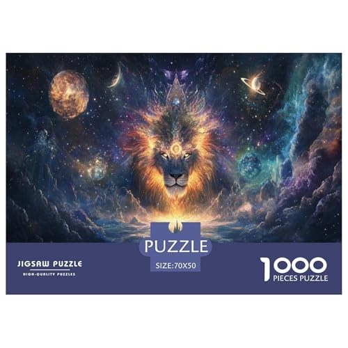 Löwen Puzzle 1000 Teile Schwer Puzzle Spielzeug Pädagogisches Spiel Impossible Herausforderungsspielzeug Für Erwachsene Und Kinder in Bewährter 70x50cm/1000pcs Löwen Puzzle 1000 Teile Schwer Puzzle Spielzeug Pädagogisches Spiel Impossible Herausforderungsspielzeug Für Erwachsene Und Kinder in Bewährter 70x50cm/1000pcs von JLZBXCUER