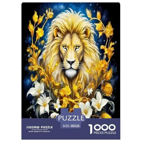 Löwen Puzzle 1000-teilige Schwer Puzzle Spielzeug Lernspiel Impossible Herausforderung Spielzeug Für Erwachsene Kinder 38x26cm/1000pcs Löwen Puzzle 1000-teilige Schwer Puzzle Spielzeug Lernspiel Impossible Herausforderung Spielzeug Für Erwachsene Kinder 38x26cm/1000pcs von JLZBXCUER