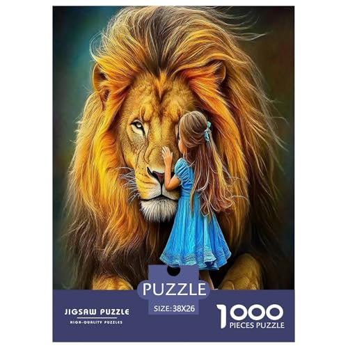 Löwen Puzzle 1000-teilige Schwer Puzzle Spielzeug Lernspiel Impossible Herausforderungsspielzeug Für Erwachsene Und Kinder Ab 12 Jahren 38x26cm/1000pcs Löwen Puzzle 1000-teilige Schwer Puzzle Spielzeug Lernspiel Impossible Herausforderungsspielzeug Für Erwachsene Und Kinder Ab 12 Jahren 38x26cm/1000pcs von JLZBXCUER