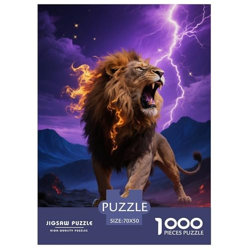 Löwen Puzzle 1000-teilige Schwer Puzzle Spielzeug Lernspiel Impossible Herausforderungsspielzeug Für Erwachsene Und Kinder Ab 14 Jahren 70x50cm/1000pcs Löwen Puzzle 1000-teilige Schwer Puzzle Spielzeug Lernspiel Impossible Herausforderungsspielzeug Für Erwachsene Und Kinder Ab 14 Jahren 70x50cm/1000pcs von JLZBXCUER