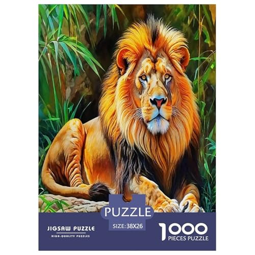 Löwen Puzzle 1000-teilige Schwer Puzzle Spielzeug Pädagogisches Spiel Impossible Herausforderungsspielzeug Für Erwachsene Kinder 38x26cm/1000pcs Löwen Puzzle 1000-teilige Schwer Puzzle Spielzeug Pädagogisches Spiel Impossible Herausforderungsspielzeug Für Erwachsene Kinder 38x26cm/1000pcs von JLZBXCUER