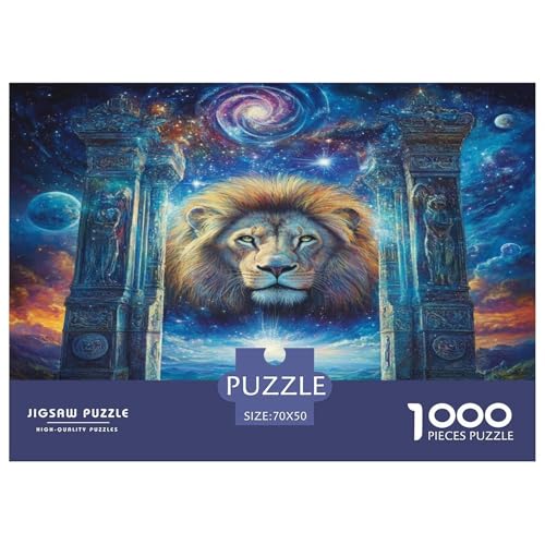 Löwen Puzzles 1000 Teile Schwer Puzzle Spielzeug Lernspiel Impossible Herausforderung Spielzeug Für Erwachsene Kinder 70x50cm/1000pcs Löwen Puzzles 1000 Teile Schwer Puzzle Spielzeug Lernspiel Impossible Herausforderung Spielzeug Für Erwachsene Kinder 70x50cm/1000pcs von JLZBXCUER