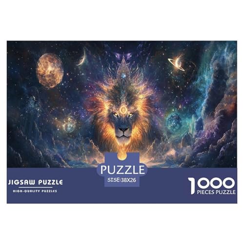 Löwen Puzzles 1000 Teile Schwer Puzzle Spielzeug Lernspiel Impossible Herausforderung Spielzeug Für Erwachsene Und Kinder Ab 14 Jahren 38x26cm/1000pcs Löwen Puzzles 1000 Teile Schwer Puzzle Spielzeug Lernspiel Impossible Herausforderung Spielzeug Für Erwachsene Und Kinder Ab 14 Jahren 38x26cm/1000pcs von JLZBXCUER