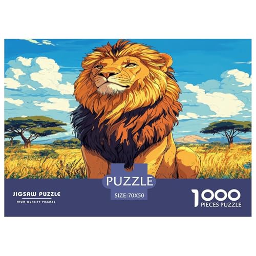 Löwen Puzzles 1000 Teile Schwer Puzzle Spielzeug Lernspiel Impossible Herausforderungsspielzeug Für Erwachsene Und Kinder Ab 12 Jahren 70x50cm/1000pcs Löwen Puzzles 1000 Teile Schwer Puzzle Spielzeug Lernspiel Impossible Herausforderungsspielzeug Für Erwachsene Und Kinder Ab 12 Jahren 70x50cm/1000pcs von JLZBXCUER
