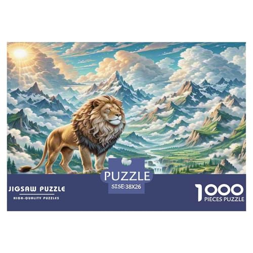 Löwen Puzzles 1000 Teile Schwer Puzzle Spielzeug Lernspiel Impossible Herausforderungsspielzeug Für Erwachsene Und Kinder in Bewährter 38x26cm/1000pcs Löwen Puzzles 1000 Teile Schwer Puzzle Spielzeug Lernspiel Impossible Herausforderungsspielzeug Für Erwachsene Und Kinder in Bewährter 38x26cm/1000pcs von JLZBXCUER