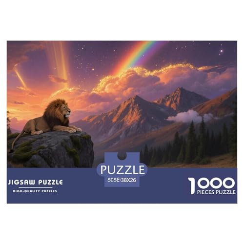 Löwen Puzzles 1000 Teile Schwer Puzzle Spielzeug Lernspiel Impossible Wildtiere Herausforderung Spielzeug Für Erwachsene Und Kinder Ab 12 Jahren 38x26cm/1000pcs Löwen Puzzles 1000 Teile Schwer Puzzle Spielzeug Lernspiel Impossible Wildtiere Herausforderung Spielzeug Für Erwachsene Und Kinder Ab 12 Jahren 38x26cm/1000pcs von JLZBXCUER