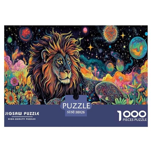 Löwen Puzzles 1000 Teile Schwer Puzzle Spielzeug Pädagogisches Spiel Impossible Herausforderung Spielzeug Für Erwachsene Kinder 38x26cm/1000pcs Löwen Puzzles 1000 Teile Schwer Puzzle Spielzeug Pädagogisches Spiel Impossible Herausforderung Spielzeug Für Erwachsene Kinder 38x26cm/1000pcs von JLZBXCUER