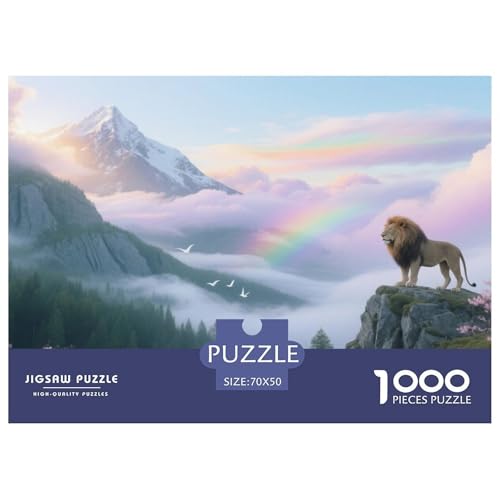 Löwen Puzzles 1000 Teile Schwer Puzzle Spielzeug Pädagogisches Spiel Impossible Wildtiere Herausforderung Spielzeug Für Erwachsene Und Kinder Ab 12 Jahren 70x50cm/1000pcs Löwen Puzzles 1000 Teile Schwer Puzzle Spielzeug Pädagogisches Spiel Impossible Wildtiere Herausforderung Spielzeug Für Erwachsene Und Kinder Ab 12 Jahren 70x50cm/1000pcs von JLZBXCUER