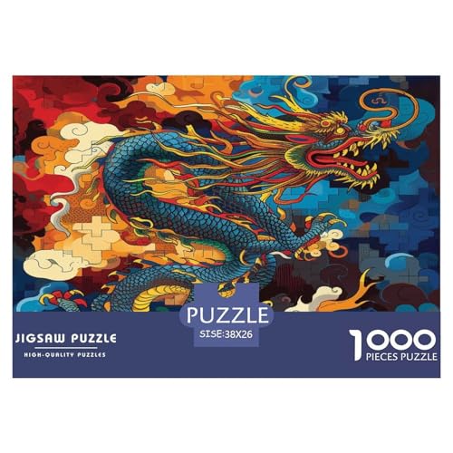 Loong Puzzle 1000 Teile Schwer Puzzle Spielzeug Lernspiel Impossible Herausforderungsspielzeug Für Erwachsene Und Kinder in Bewährter 38x26cm/1000pcs Loong Puzzle 1000 Teile Schwer Puzzle Spielzeug Lernspiel Impossible Herausforderungsspielzeug Für Erwachsene Und Kinder in Bewährter 38x26cm/1000pcs von JLZBXCUER