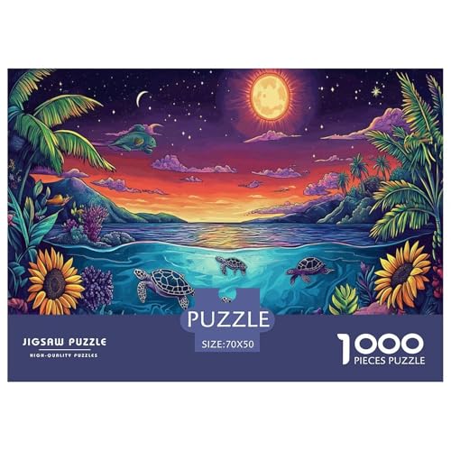 Meeresschildkröte Puzzles 1000-teilige Schwer Puzzle Spielzeug Lernspiel Impossible Herausforderungsspielzeug Für Erwachsene Kinder 70x50cm/1000pcs Meeresschildkröte Puzzles 1000-teilige Schwer Puzzle Spielzeug Lernspiel Impossible Herausforderungsspielzeug Für Erwachsene Kinder 70x50cm/1000pcs von JLZBXCUER