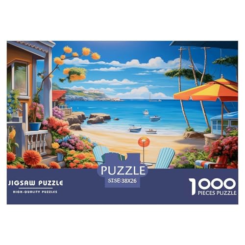Mittelmeerblick Puzzles 1000 Teile Schwer Puzzle Spielzeug Pädagogisches Spiel Impossible Herausforderungsspielzeug Für Erwachsene Und Kinder in Bewährter 38x26cm/1000pcs Mittelmeerblick Puzzles 1000 Teile Schwer Puzzle Spielzeug Pädagogisches Spiel Impossible Herausforderungsspielzeug Für Erwachsene Und Kinder in Bewährter 38x26cm/1000pcs von JLZBXCUER