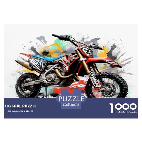 Motocross Fahrrad Puzzle 1000-teilige Schwer Puzzle Spielzeug Pädagogisches Spiel Impossible Herausforderung Spielzeug Für Erwachsene Und Kinder in Bewährter 38x26cm/1000pcs Motocross Fahrrad Puzzle 1000-teilige Schwer Puzzle Spielzeug Pädagogisches Spiel Impossible Herausforderung Spielzeug Für Erwachsene Und Kinder in Bewährter 38x26cm/1000pcs von JLZBXCUER