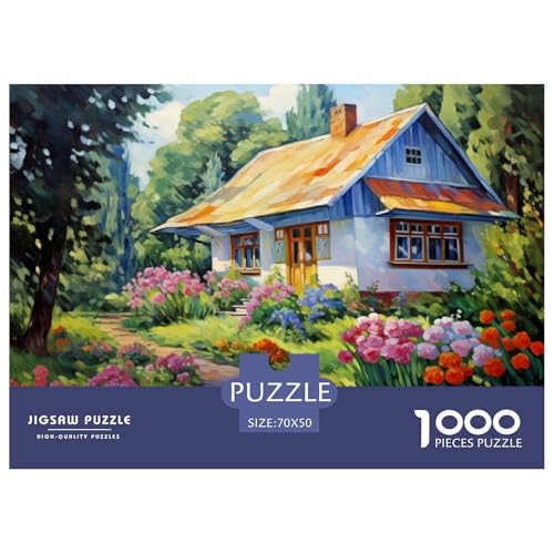 Mountain Village Ferienhaus Puzzle 1000 Teile Schwer Puzzle Spielzeug Pädagogisches Spiel Impossible Herausforderungsspielzeug Für Erwachsene Und Kinder in Bewährter 70x50cm/1000pcs Mountain Village Ferienhaus Puzzle 1000 Teile Schwer Puzzle Spielzeug Pädagogisches Spiel Impossible Herausforderungsspielzeug Für Erwachsene Und Kinder in Bewährter 70x50cm/1000pcs von JLZBXCUER