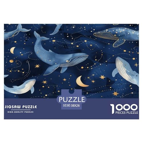 Netter Wal Puzzle 1000 Teile Schwer Puzzle Spielzeug Lernspiel Impossible Herausforderungsspielzeug Für Erwachsene Und Kinder Ab 12 Jahren 38x26cm/1000pcs Netter Wal Puzzle 1000 Teile Schwer Puzzle Spielzeug Lernspiel Impossible Herausforderungsspielzeug Für Erwachsene Und Kinder Ab 12 Jahren 38x26cm/1000pcs von JLZBXCUER