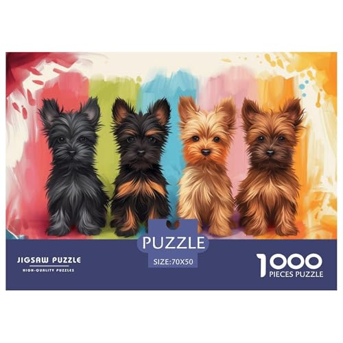 Niedliche Hunde Puzzles 1000 Teile Schwer Puzzle Spielzeug Pädagogisches Spiel Impossible Herausforderungsspielzeug Für Erwachsene Und Kinder in Bewährter 70x50cm/1000pcs Niedliche Hunde Puzzles 1000 Teile Schwer Puzzle Spielzeug Pädagogisches Spiel Impossible Herausforderungsspielzeug Für Erwachsene Und Kinder in Bewährter 70x50cm/1000pcs von JLZBXCUER