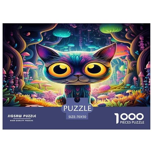 Niedliche Katze Puzzle 1000-teilige Schwer Puzzle Spielzeug Lernspiel Impossible Herausforderungsspielzeug Für Erwachsene Und Kinder in Bewährter 70x50cm/1000pcs Niedliche Katze Puzzle 1000-teilige Schwer Puzzle Spielzeug Lernspiel Impossible Herausforderungsspielzeug Für Erwachsene Und Kinder in Bewährter 70x50cm/1000pcs von JLZBXCUER