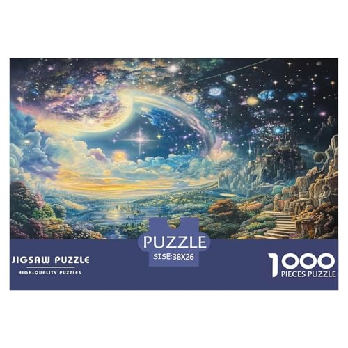 Nordlichter Puzzle 1000 Teile Schwer Puzzle Spielzeug Lernspiel Impossible Herausforderungsspielzeug Für Erwachsene Und Kinder Ab 12 Jahren 38x26cm/1000pcs von JLZBXCUER